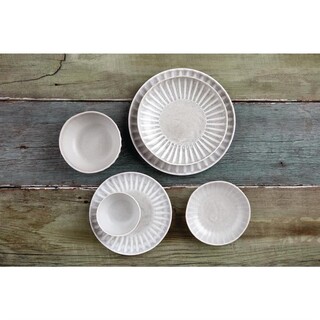 photo 2 assiettes calottes olympia corallite grises 220mm (lot de 6)