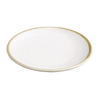 photo 2 assiettes plates rondes couleur craie olympia kiln 230mm (lot de 6)