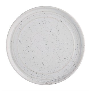 photo 2 assiettes plates rondes olympia cavolo blanc moucheté 220mm (lot de 6)