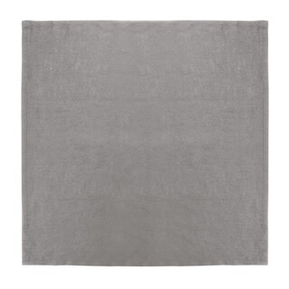 photo 1 serviettes de table en lin olympia grises 400x400mm lot de 12