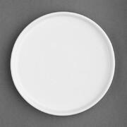 Photo 1 matériel référence FW813: Assiettes plates rondes Olympia Whiteware 210mm (lot de 6)