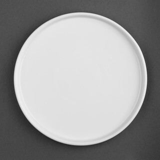 photo 1 assiettes plates rondes olympia whiteware 268mm (lot de 4)