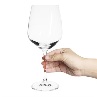 photo 4 verre à vin en cristal chime olympia 620ml (lot de 6)