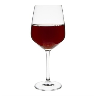 photo 4 verres à vin en cristal chime olympia 620ml - lot de 6