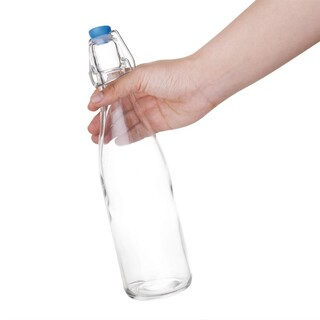 photo 3 bouteilles d'eau en verre olympia 0,5l - lot de 6