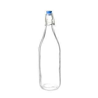 photo 1 bouteille d'eau en verre olympia 1l - lot de 6