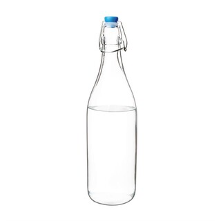 photo 4 bouteille d'eau en verre olympia 1l - lot de 6