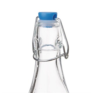 photo 5 bouteille d'eau en verre olympia 1l - lot de 6