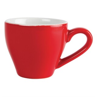 photo 5 tasses à espresso olympia café rouges 100ml