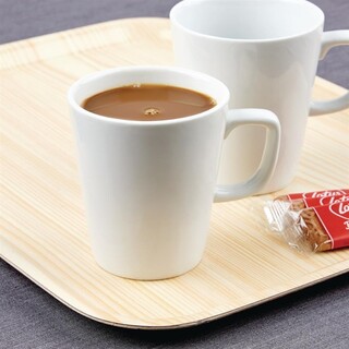 photo 6 tasses mugs à café latte olympia athena 285ml (lot de 12)