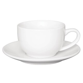 photo 2 soucoupe pour tasses 228ml et 340ml olympia blanche