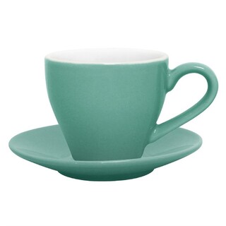 photo 2 soucoupe pour tasse espresso olympia verte