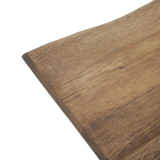 photo 4 grande planche en acacia bords ondulés olympia 355x250x15mm manche 85mm