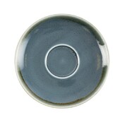Photo 1 matériel référence GP349: Soucoupe couleur océan Olympia Kiln pour GP348 160mm (Lot de 6)
