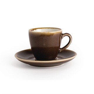 photo 4 tasse à espresso couleur écorce olympia kiln 85ml