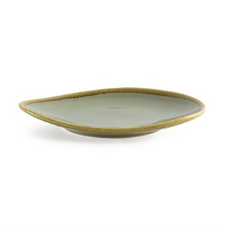 photo 3 assiette triangulaire couleur mousse olympia kiln 230mm (lot de 6)