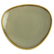 Photo 1 matériel référence GP474: Assiette triangulaire couleur mousse Olympia Kiln 280mm (Lot de 4)