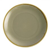 Photo 1 matériel référence GP475: Assiette plate ronde couleur mousse Olympia Kiln 280mm