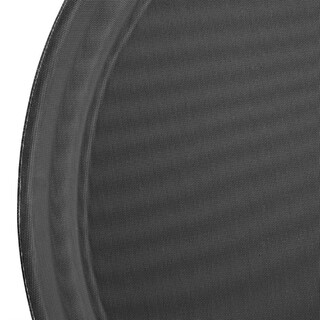 photo 3 plateau antidérapant en fibre de verre olympia kristallon rond noir 406mm