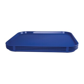 photo 4 plateau self-service olympia kristallon bleu 450 x 350mm