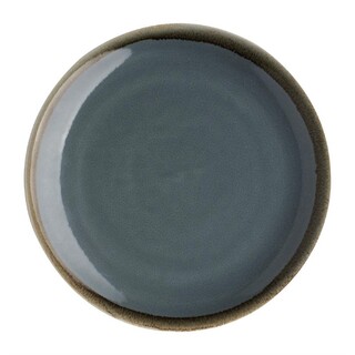photo 1 assiette plate ronde couleur océan kiln olympia 230mm (lot de 6)