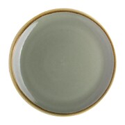 Photo 1 matériel référence SA283: Assiette plate ronde couleur mousse Kiln Olympia 230mm lot de 6