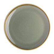 Photo 1 matériel référence SA283: Assiette plate ronde couleur mousse Kiln Olympia 230mm (lot de 6)