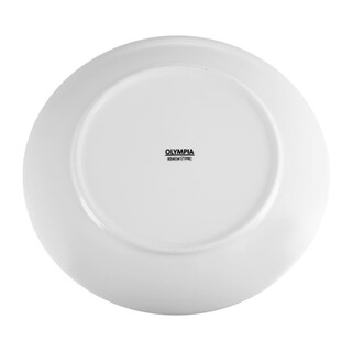 photo 5 assiettes plates rondes olympia 250mm