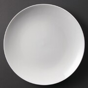 Photo 1 matériel référence U081: Assiettes plates rondes Olympia 310mm (Lot de 6)
