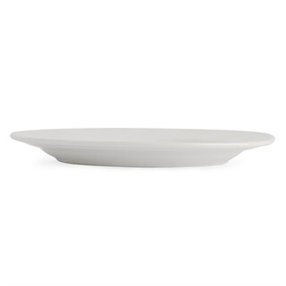 photo 2 assiettes à bord large olympia linear 250mm (lot de 12)