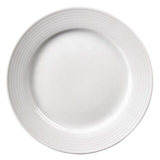 photo 4 assiettes à bord large olympia linear 250mm (lot de 12)