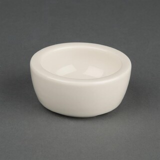 photo 1 pot à beurre ivory olympia (lot de 12)