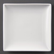 Photo 1 matériel référence U154: Assiettes carrées blanches Olympia 180mm