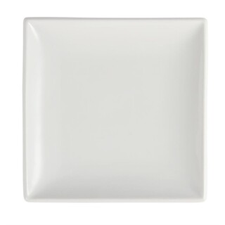 photo 2 assiettes carrées blanches olympia whiteware 180mm (lot de 12)