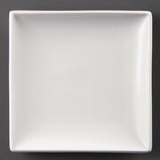 Photo 1 matériel référence U156: Assiettes carrées blanches Olympia 295mm