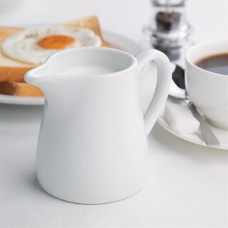 photo 6 pots à lait blancs olympia 305ml (lot de 6)
