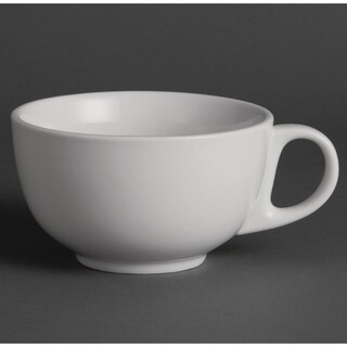photo 1 tasses à cappuccino blanches 425ml olympia (lot de 12)