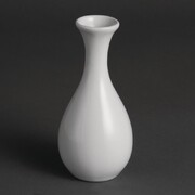 Photo 1 matériel référence W437: Vases bouteilles blancs 125mm Olympia