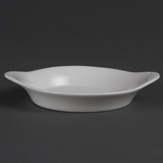 photo 1 plats ronds à oreilles blancs 156 x 126mm olympia (lot de 6)