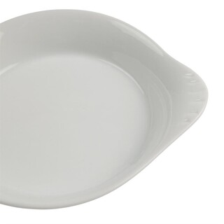 photo 3 plats ronds à oreilles blancs 156 x 126mm olympia (lot de 6)