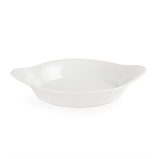 photo 5 plats ronds à oreilles blancs 156 x 126mm olympia (lot de 6)