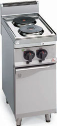Plan de cuisson 2 plaques rondes sur placard neutre