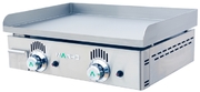 Plancha gaz acier rectifié 60 cm