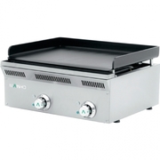 Plancha professionnelle à gaz en acier 60 cm
