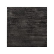 Plateau de table carré pré-percé vintage noir bolero 700mm