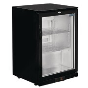 Photo 1 matériel référence GL011: Arrière-bar bas une porte pivotante Polar Série G Noir 128 litres