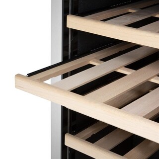 photo 3 cave à vin bi-zone polar série g inox 172 bouteilles