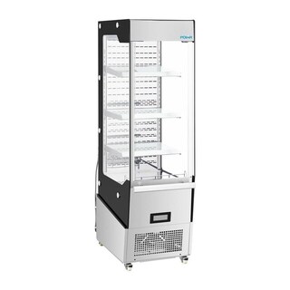 photo 1 vitrine réfrigérée positive libre-service slimline polar série g avec porte 220 l