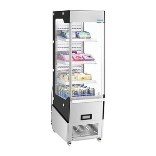 photo 3 vitrine réfrigérée positive libre-service slimline polar série g avec porte 220 l