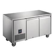 Photo 1 matériel référence UA005: Table réfrigérée positive 2 portes premium polar serie u 267l